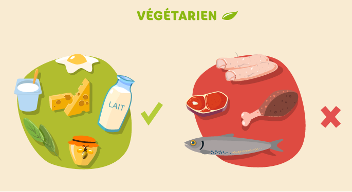 Une assiette végétarienne : oeuf, avocat, salade