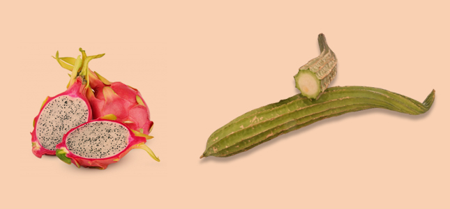 Février :  légumes et fruits de La Réunion