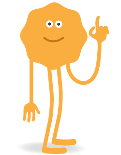 un personnage jaune