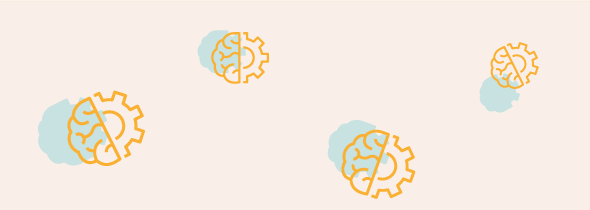 Un cerveau et une roue crantée illustrent l'AVC